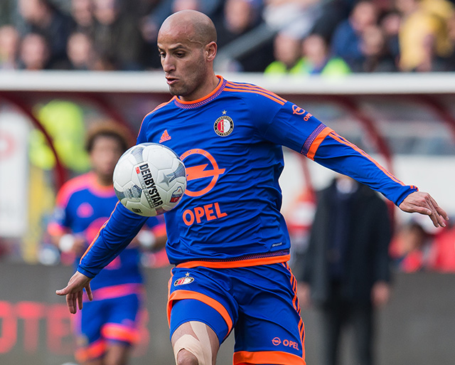 Karim El Ahmadi is belangrijk voor Feyenoord, de middenvelder heeft de meest succesvolle tackles op de helft van de tegenstander.