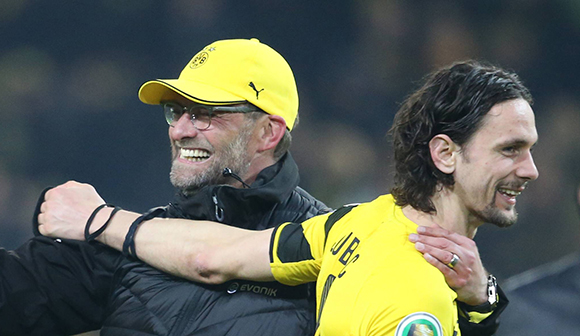 Jürgen Klopp en Neven Subotic beleefden met Borussia Dortmund mooie tijden