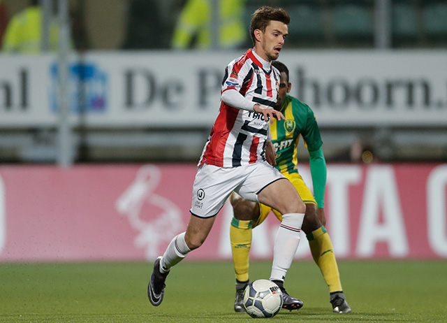 Ajax-huurling Lucas Andersen krijgt bij Willem II steeds beter zijn vorm te pakken.