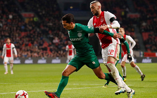 In De Arena maakte Ajax eerder dit seizoen geen fout tegen FC Groningen: 2-0.