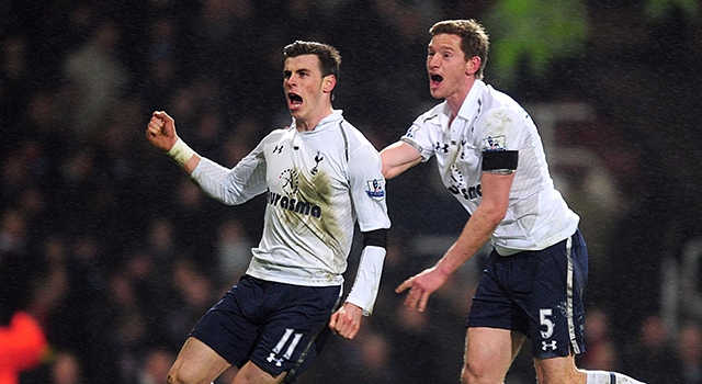 Gareth Bale en Jan Vertonghen waren in het seizoen 2012/13 ploeggenoten bij Tottenham Hotspur.