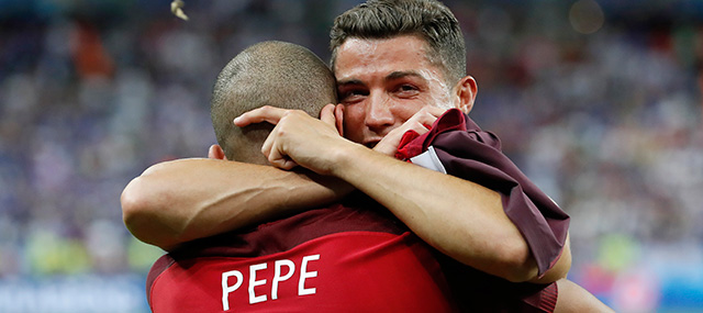 Een emotionele achtbaan voor Ronaldo resulteerde in vreugdetranen.