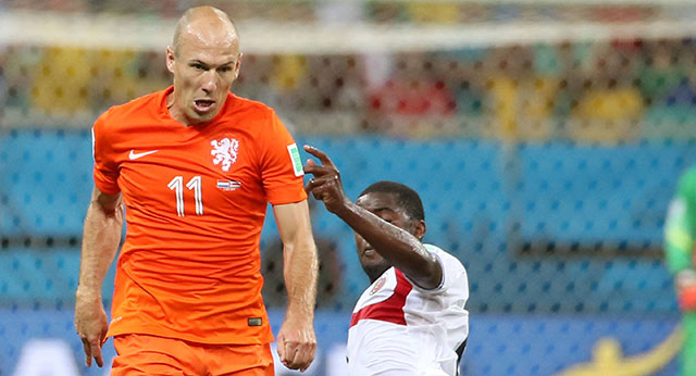 Arjen Robben liep dit WK al 25 keer een tegenstander voorbij.