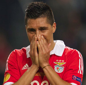 Benfica-speler Enzo Pérez.