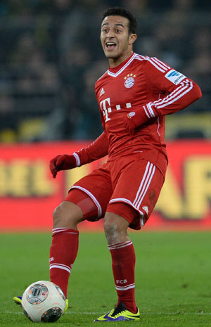 Thiago stijlvol in actie namens de titelverdediger van de Champions League.