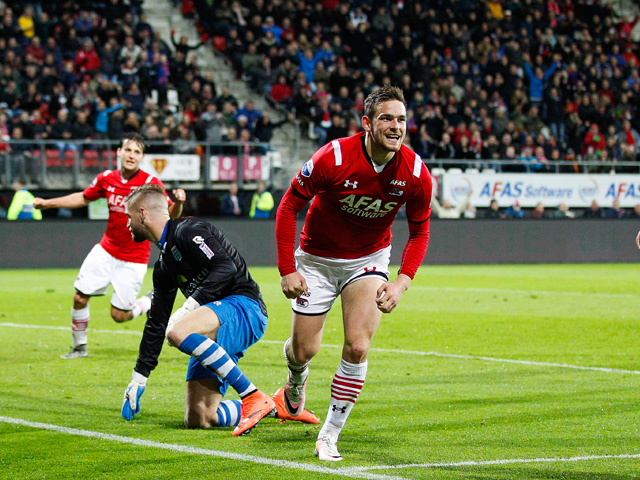 Vincent Janssen kan tegen ADO Den Haag zijn twintigste doelpunt van het kalenderjaar maken.