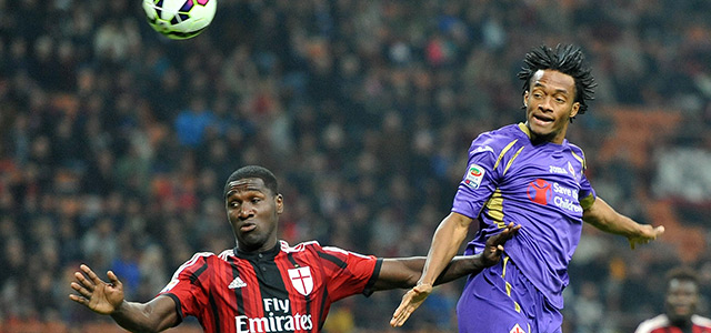 Nu Mohamed Salah is gekeurd door Fiorentina, kan Chelsea de transfer van Juan Cuadrado (rechts) eindelijk afronden.
