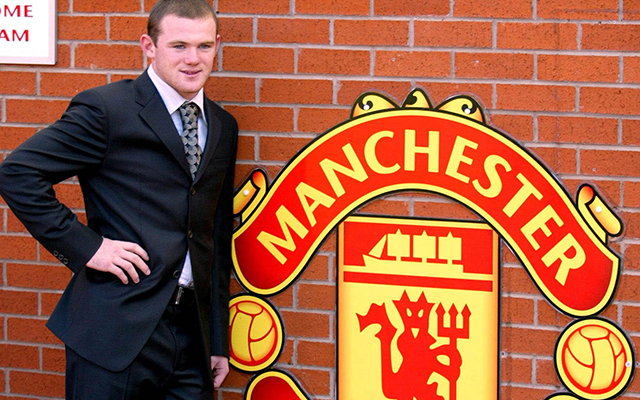 Rooney tekende in 2004 voor Manchester United.