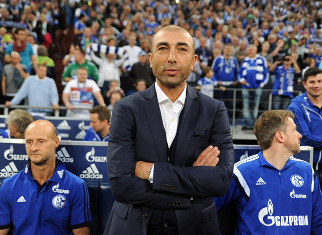 Roberto Di Matteo kon zaterdagavond tevreden terugkijken op zijn debuut als hoofdtrainer van Schalke 04.