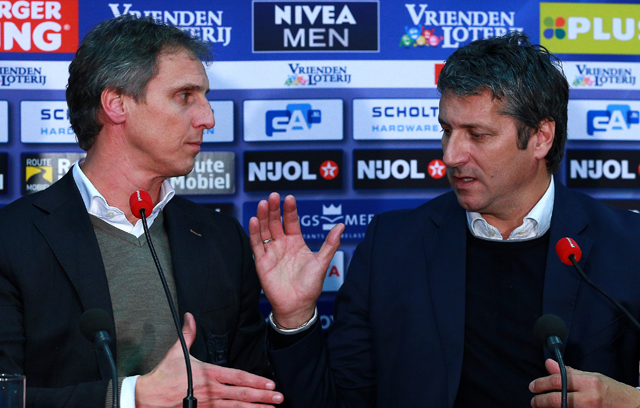 Het blijkt de laatste wedstrijd van Ruud Brood op de bank bij Roda JC. Dat lijkt de trainer te beseffen tijdens de afsluitende persconferentie samen met collega Anton Janssen.