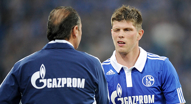 Klaas-Jan Huntelaar en Huub Stevens werkten anderhalf jaar samen bij Schalke 04.