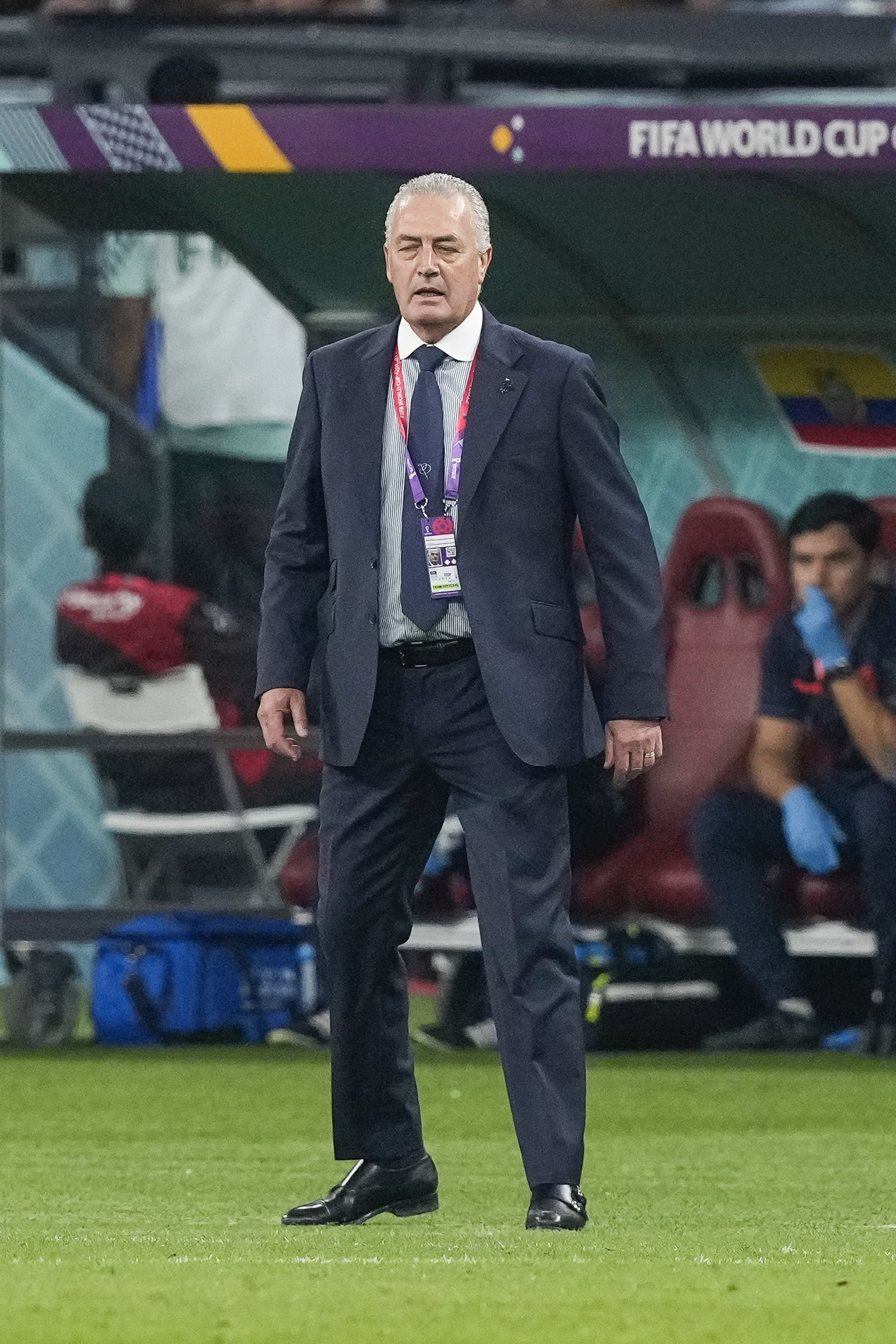 Gustavo Alfaro, de bondscoach van Ecuador. 
