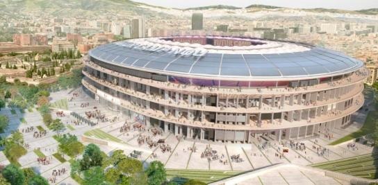 Virtueel beeld van het vernieuwde Camp Nou