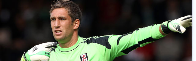 Maarten Stekelenburg maakte zijn officiële debuut voor Fulham