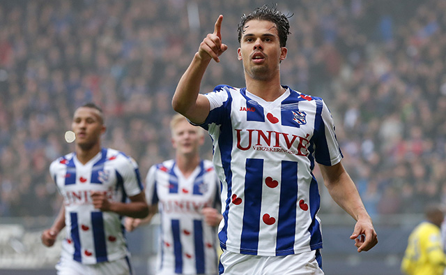 Mitchell te Vrede maakte zes van de laatste tien Eredivisiedoelpunten van SC Heerenveen