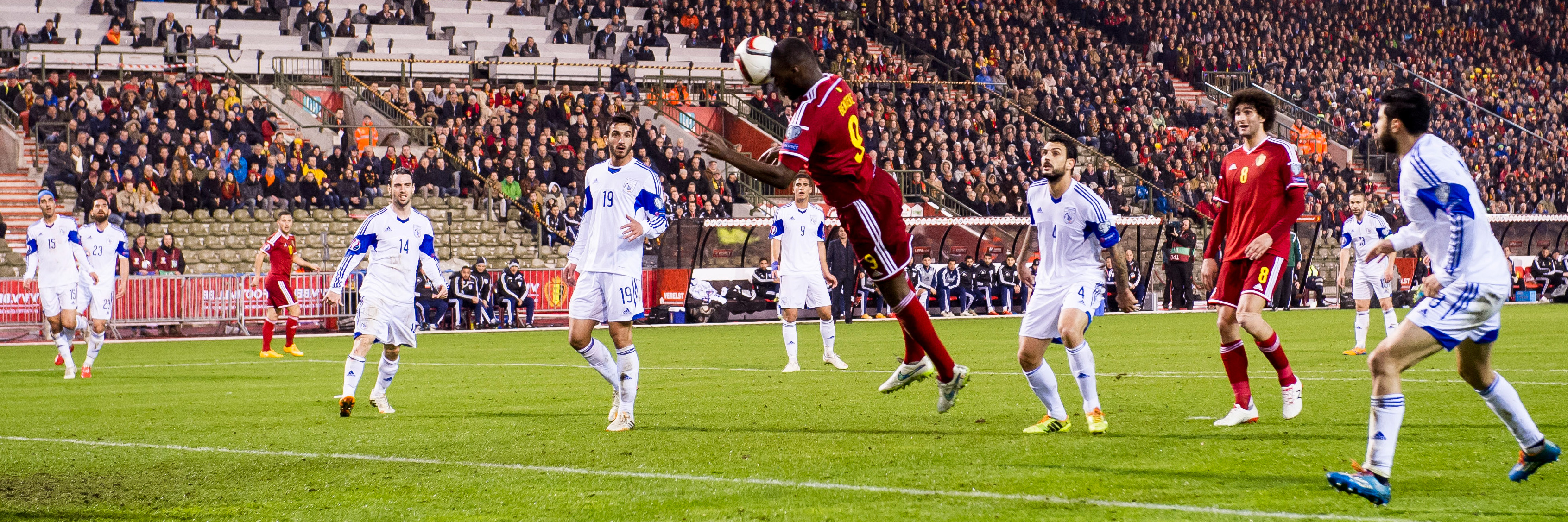 België gaat zondag op bezoek bij Cyprus. Het duel in Brussel eindigde in 5-0, mede dankzij een goal van Christian Benteke.