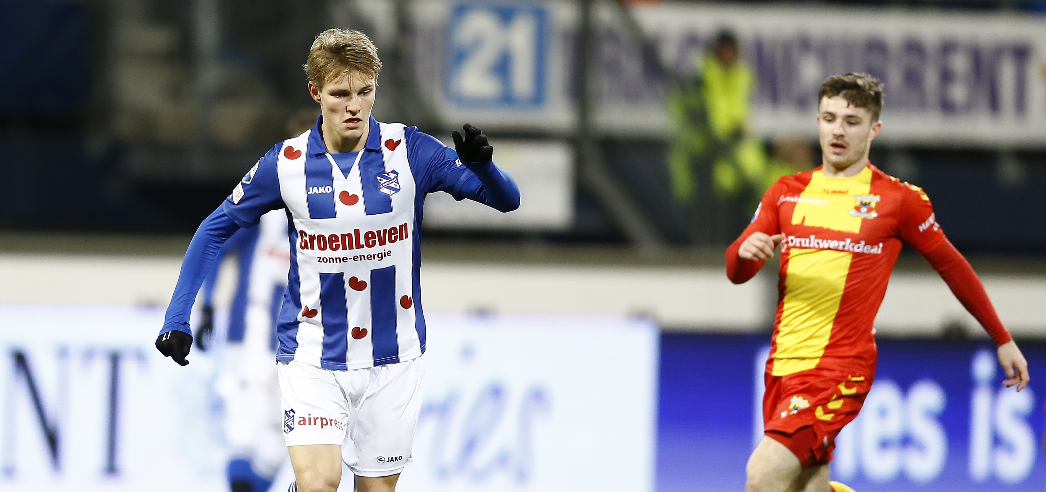 Martin Ødegaard was één van de uitblinkers bij SC Heerenveen.