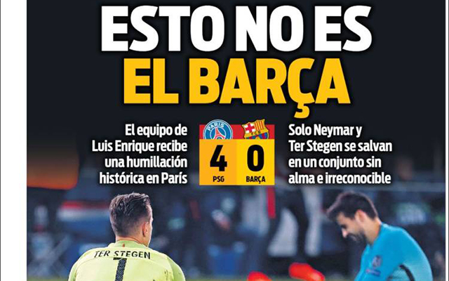 &#039;Dit is niet Barça&#039;, kopt Sport.