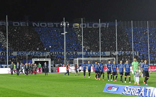 Het Stadio Atleti Azzurri d&#039;Italia, waarin Emanuelson de komende maanden zijn kunsten vertoont.