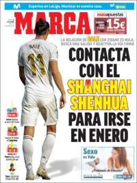 Ook Marca is duidelijk: Bale kan in januari naar China.