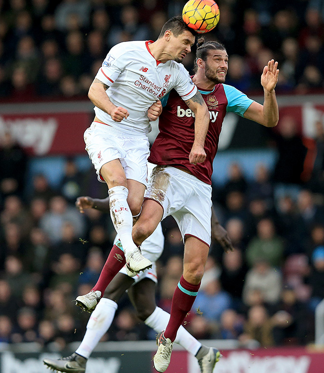 Na zijn winnende goal van maandag tegen Southampton (2-1) was de kopsterke Andy Carroll opnieuw belangrijk voor West Ham. 