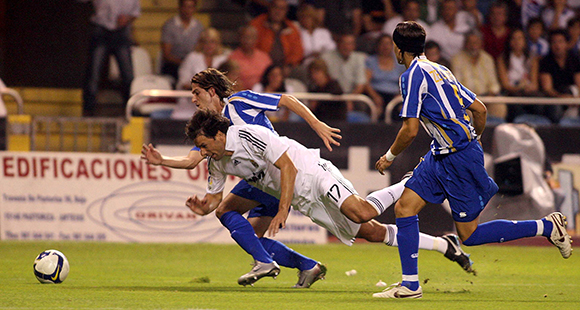 Het doelpunt van Ruud van Nistelrooy bood in 2008 Real Madrid geen soelaas in Riazor 
