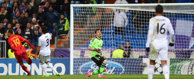 Het voorlopig laatste tegendoelpunt voor Iker Casillas, op 27 november vorig jaar tegen Galatasaray in de Champions League.