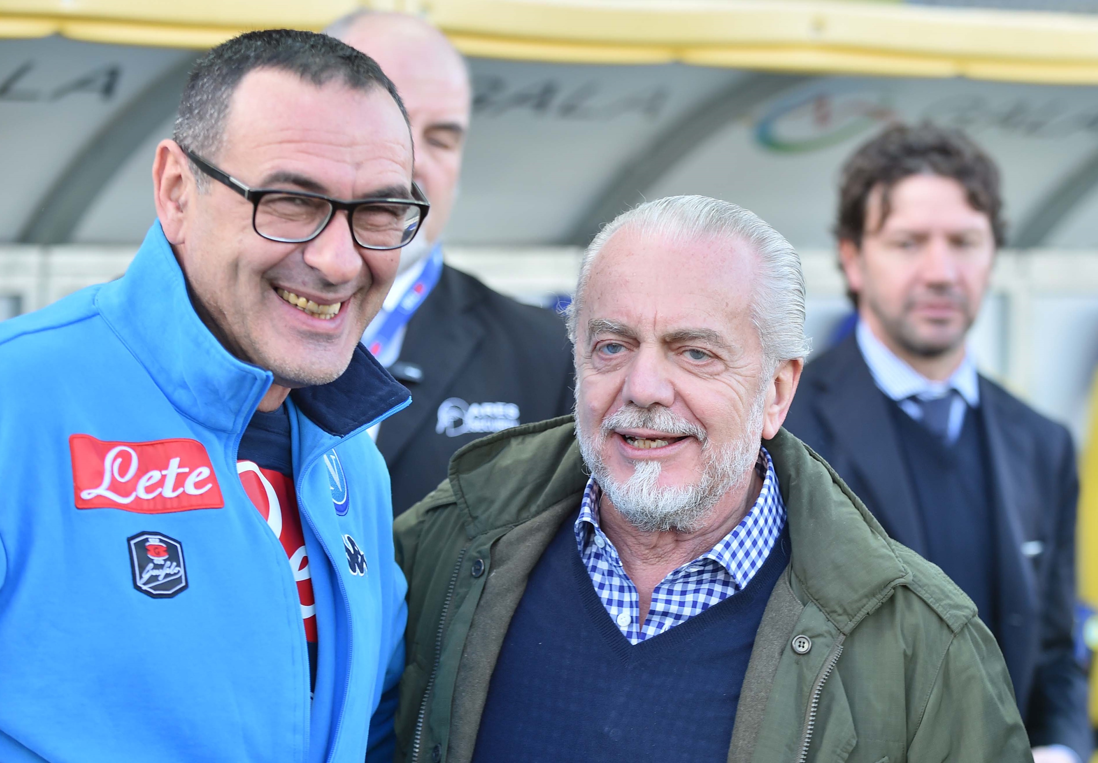 In tegenstelling tot Silvio Berlusconi durfde Napoli-president Aurelio De Laurentiis de gok met Maurizio Sarri wél aan.