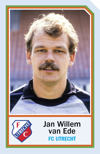 Hij werd na het vertrek van de illustere Hans van Breukelen als scholier en derde doelman in het diepe gegooid. De rest is geschiedenis. Geen speler verdedigde de kleuren van FC Utrecht vaker dan Jan Willem van Ede (57).