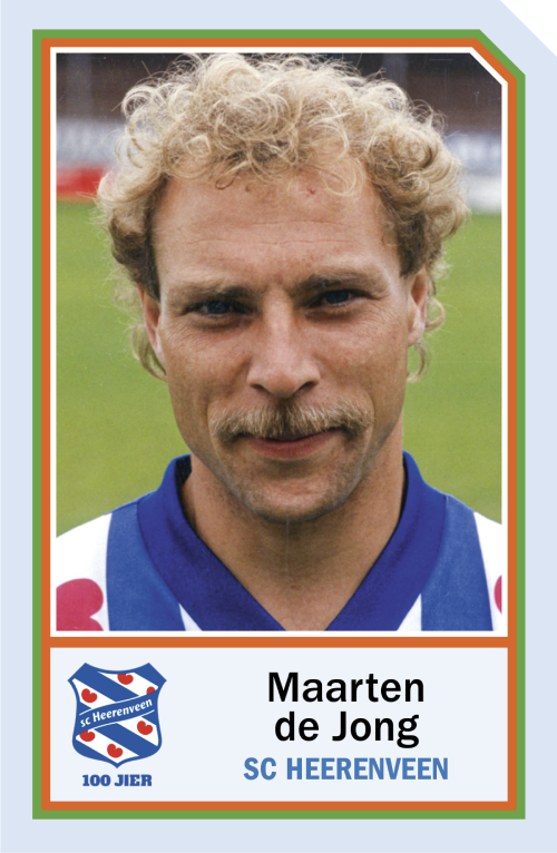 Ver voor Gennaro Gattuso, Nigel de Jong en Roy Keane was er de kûtebiter van SC Heerenveen: Maarten de Jong. De nu 58-jarige spijkerharde bikkelaar was in Friesland geliefd en erbuiten berucht. 