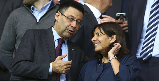 Voor Josep Maria Bartomeu viel er veel te lachen in de afgelopen maanden. Wie stemt er niet op een president die de treble won?