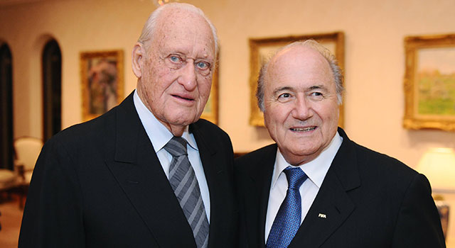 João Havelange en Sepp Blatter hadden de voetbalwereld ruim veertig jaar in hun greep.