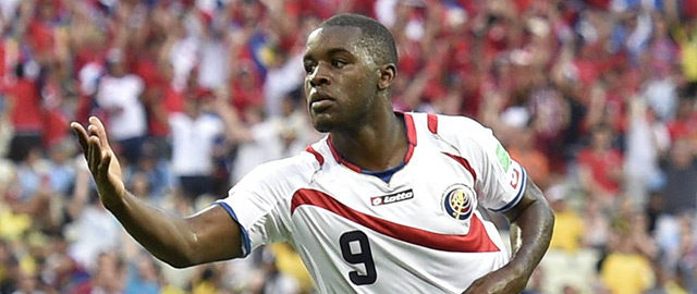 Joël Campbell maakte met Costa Rica indruk tijdens het WK.