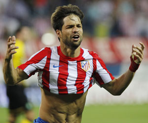 Diego won met Atlético Madrid de Europa League in 2012.