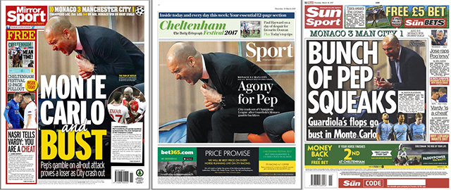 De Engelse kranten waren eensgezind in hun keuze voor de cover donderdagochtend.