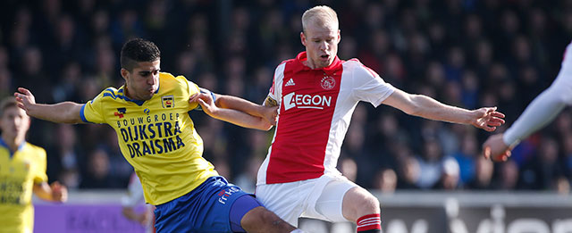 Davy Klaassen maakte tegen SC Cambuur zijn tweede competitiedoelpunt. De aanvallende middenvelder gaf dit seizoen al zeven assists.