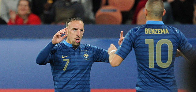 Met onder anderen Franck Ribéry en Karim Benzema heeft Frankrijk een kwalitatief sterke WK-selectie.