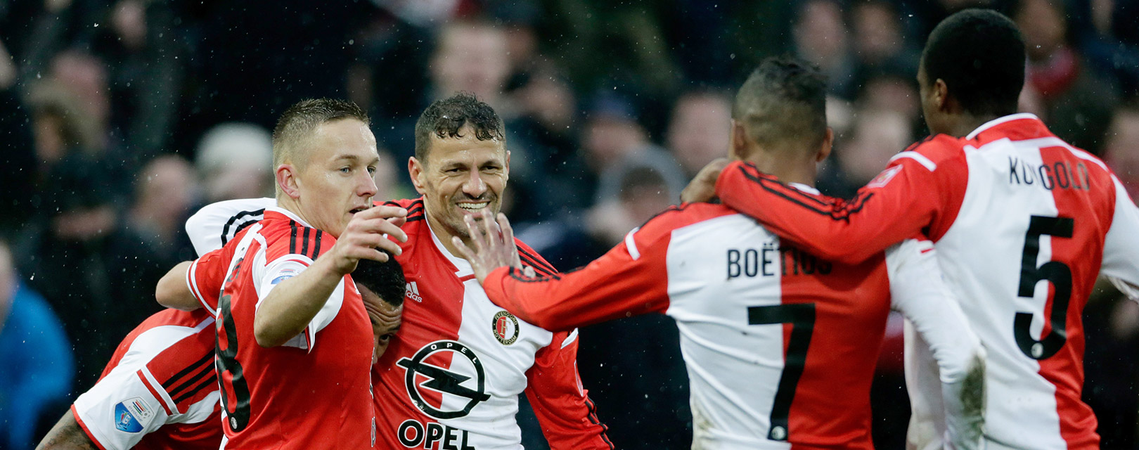Feyenoord won zondag met 3-1 van FC Twente, de voormalig werkgever van trainer Fred Rutten.