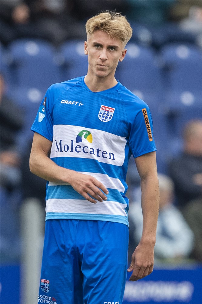 Dennis Johnsen hier in het shirt van PEC Zwolle. 