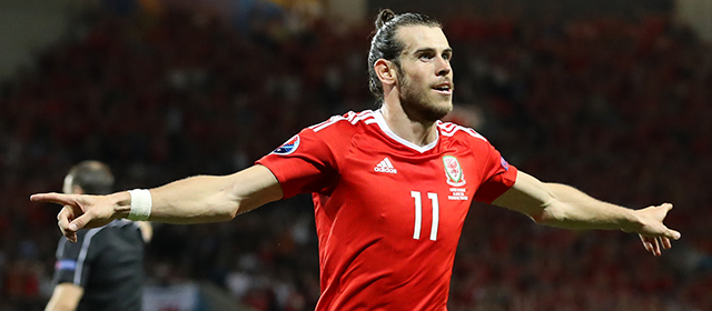 Gareth Bale, Wales&#039; topscorer aller tijden op eindronden.