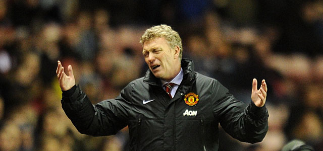 Moyes reageert verafschuwd op de winnende treffer van Sunderland.