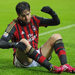 Kaká heeft last van een griepje.