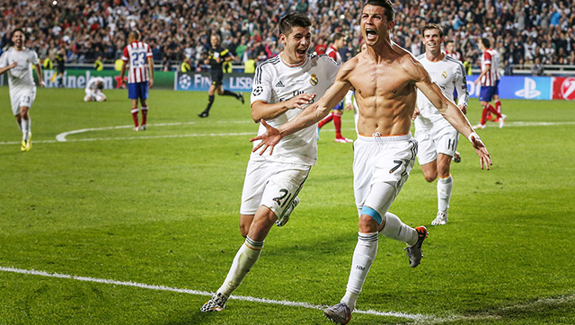 Mede door de zeventien doelpunten van Cristiano Ronaldo behaalde Real Madrid La Décima.
