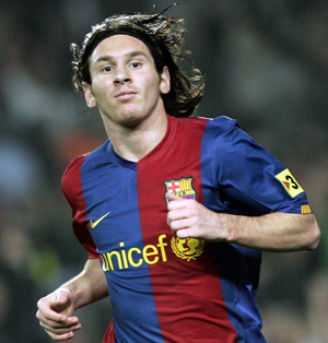 Lionel Messi in 2007.