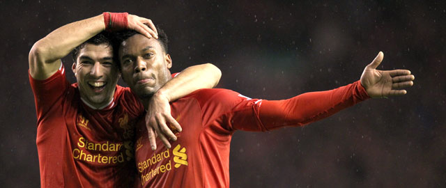 Luis Suarez en Daniel Sturridge: een dodelijk duo bij Liverpool. 