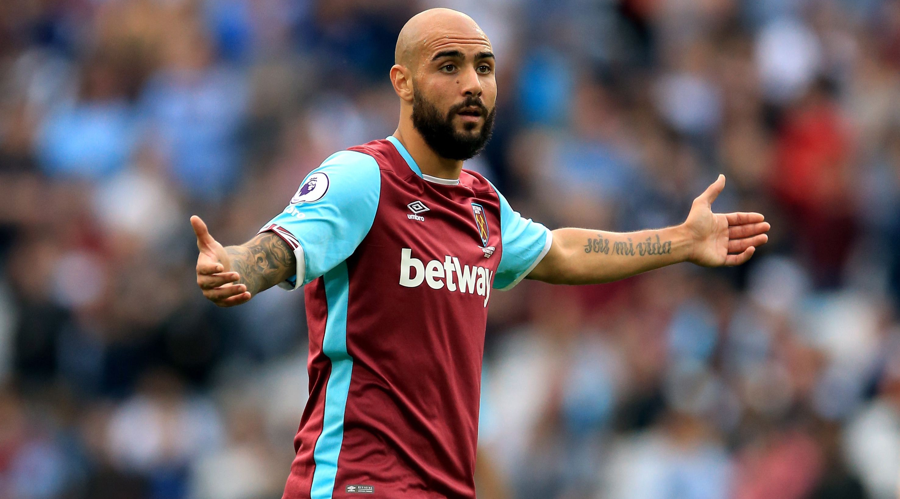 Simone Zaza kwam elf keer in actie voor West Ham United, maar scoorde niet voor de ploeg van manager Slaven Bilic.