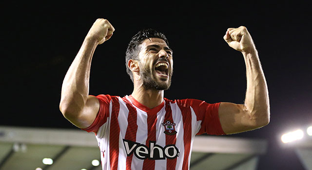 Graziano Pellè moest ruim 270 minuten wachten op zijn eerste goal voor Southampton.