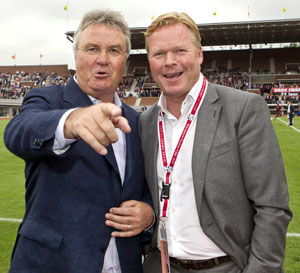 Guus Hiddink en Ronald Koeman.