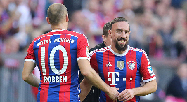 Stijgen Arjen Robben en Franck Ribéry dit seizoen gezamenlijk nog één keer tot grote hoogte?