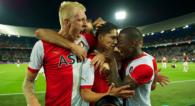 Anass Achahbar voorkwam op 23 augustus 2012 met een treffer in de laatste minuut dat Feyenoord met 2-1 zou verliezen van Sparta Praag in de play-offs van de Europa League.
